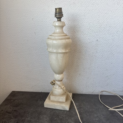 Ancienne lampe albâtre - en,