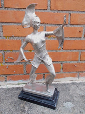 Demeter Chiparus  " Danseuse Exotique "  Régule Argenté , Art Déco
