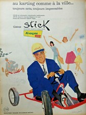 1961 PRESS ADVERTISEMENT FABRICS STICK TERGAL WOOL KARTING LIKE IN THE CITY