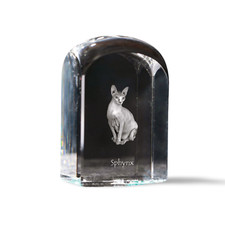 Sphynx cristal tampon avec un