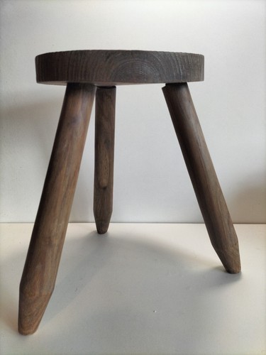 Petit tabouret bois style - petit,