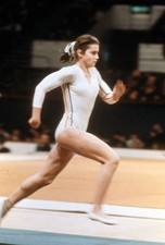 Gymnast Nadia Comaneci of