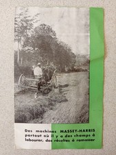 dépliant pub - MASSEY-HARRIS-