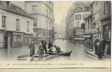 CPA animée INONDATIONS DE