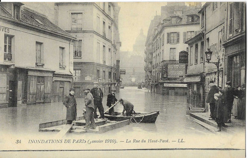 Cpa animée inondations - cpa,
