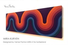Verner Panton MIRA-KURVEN multicolore fabriqué sur mesure original par MIRA-X...