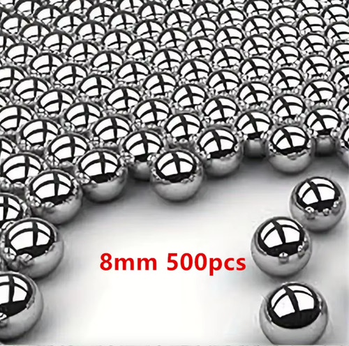 500 billes acier haute teneur - billes,