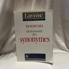 Larousse Langue Francaise Dictionnaire des Synonymes French Synonyms Dictionary