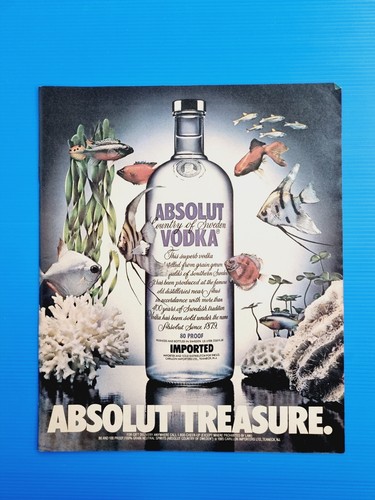 Publicité vintage absolut - vintage,
