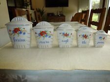 SUPERBE SERIE DE 5 POTS A