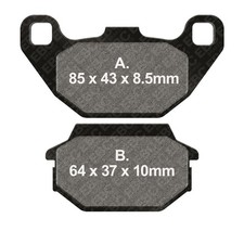 Paire Plaquettes EBC SFAC305