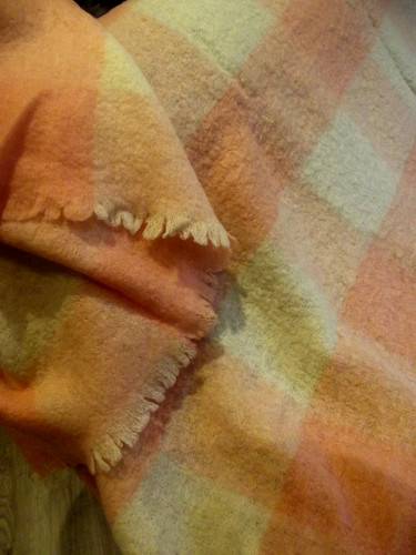 Vintage couverture plaid - vintage,