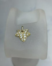 pendentif or 18 carats Pierre