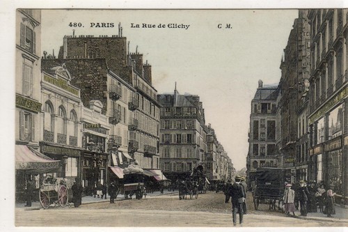 Cpa paris rue clichy - cpa,