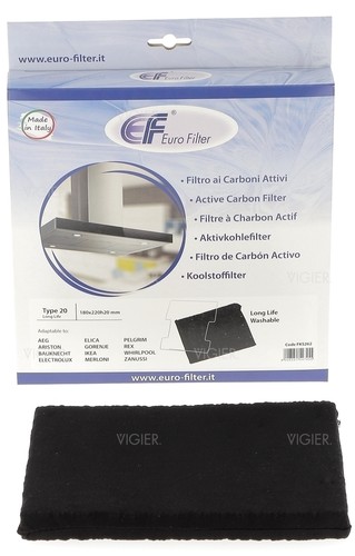 Filtre charbon hotte smeg - a,