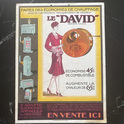 Ancien carton publicitaire - carton,