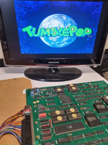 Bootleg pcb jamma - jamma, tumblepop