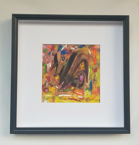 Toile tableau abstraction - toile,