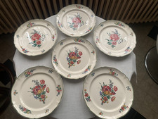 6 assiettes plates villeroy et