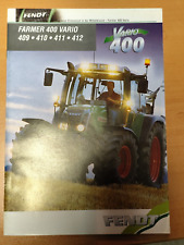 Fendt Farmer 400 Vario 409 410 411 412 Tractor Brochure Brochure K22