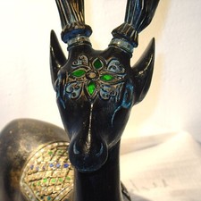 Statue cerf en bois Thaïlande