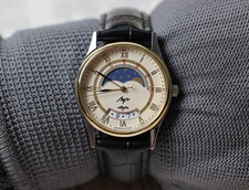 Watch Luch Real Moon Phase Calendar watch vintage quartz