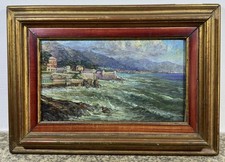 Huile sur panneau signée 