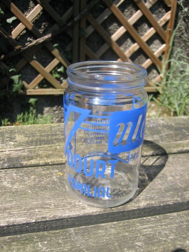 Ancien pot yaourt familial - pot,