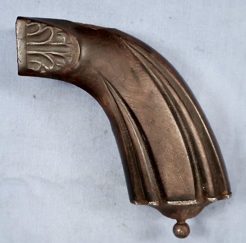 Antique large carved - large, pistol