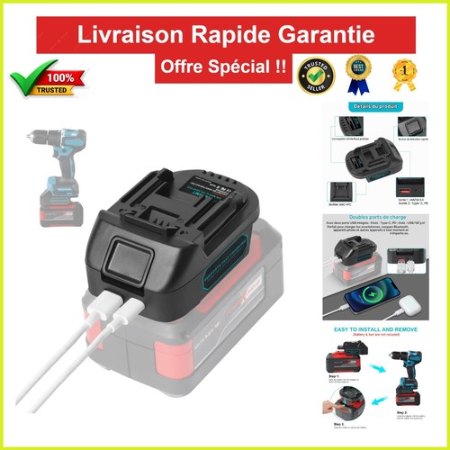 Quperr adaptateur batterie - adaptateur,