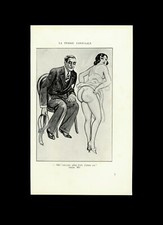 Gravure 1930 BDSM fessée