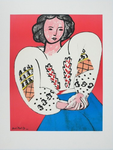 Henri matisse la blouse - matisse, :