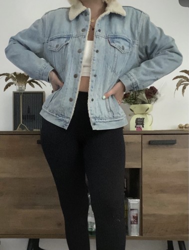 Veste jean avec moumoute - veste, en