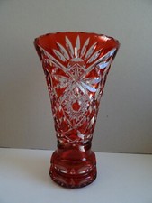 Grand Vase en cristal taillé