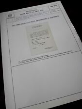 Vespa Rally 200 VSE Original Document FAC SIMILAR DECLARATION OF CONFORMITY 1978