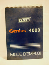 GENIUS 4000 VTECH USER MANUAL PC COMPUTER VINTAGE OLD GAME KIDS GAMES