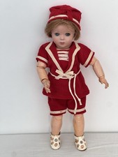 Antique Comp Head Character Doll SFBJ 247 Paris 2 La Benjamine? De Bleuette