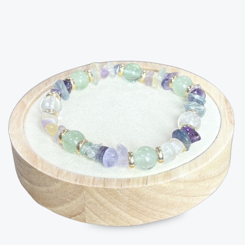 Bracelet fluorite mélange - bracelet,