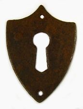 Lot de 11 Entrés de Clé de Meuble,Ecusson Fer Rouillé, 30 x 42 mm,Armoire,Tiroir