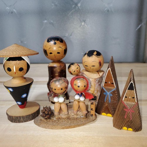 Poupée kokeshi créative - kokeshi,