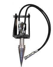 Cône Fendeur À Bois mini Pelle avec moteur hydraulique 10 kw cône diamètre 80 mm