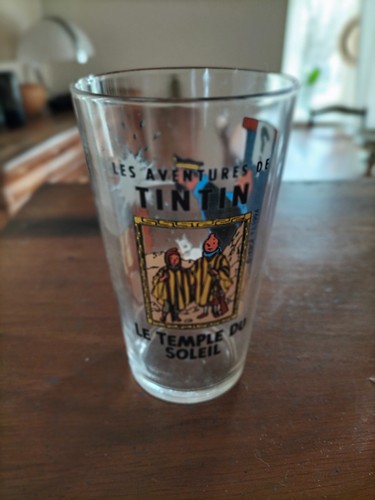 Grand verre tintin - verre, cm