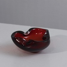 Vintage Murano Glass Design Toso Barovier Style Empty Pockets Italy 1970s