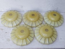 5 tulipes en opaline art déco