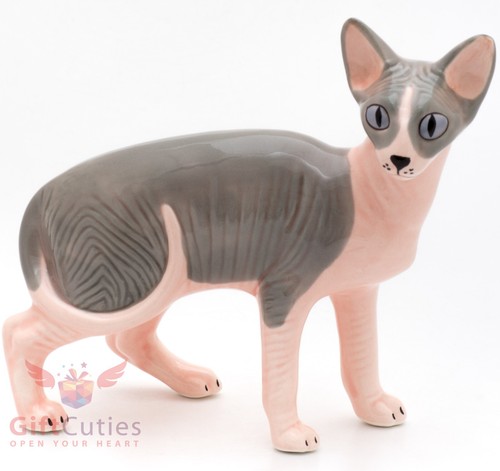 Porcelain figurine sphynx - porcelain, of