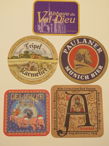 Sous verres abbaye du - 5,