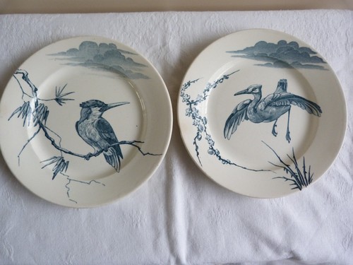 Assiettes faience lunéville - 2,