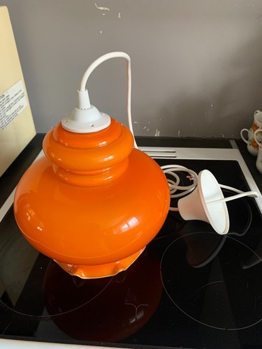 Suspension lustre opaline - suspension,