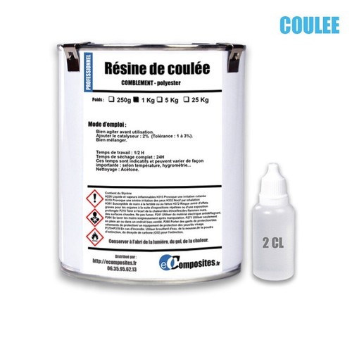 Résine polyester de - kg,