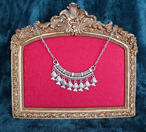 Collier fantaisie métal - collier,